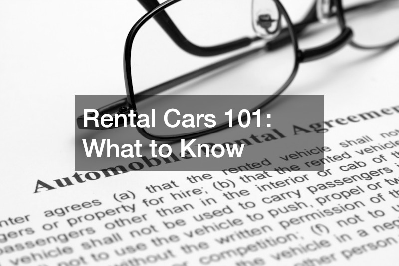 Rental Cars 101  What to Know